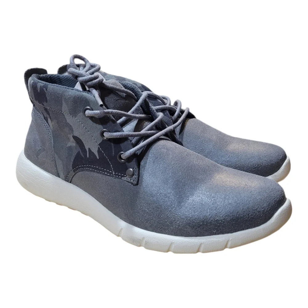 TERRITORY‎ TRIGGER GREY CAMO SUEDE LEATHER CHUKKA BOOTS NWT SZ 9.5